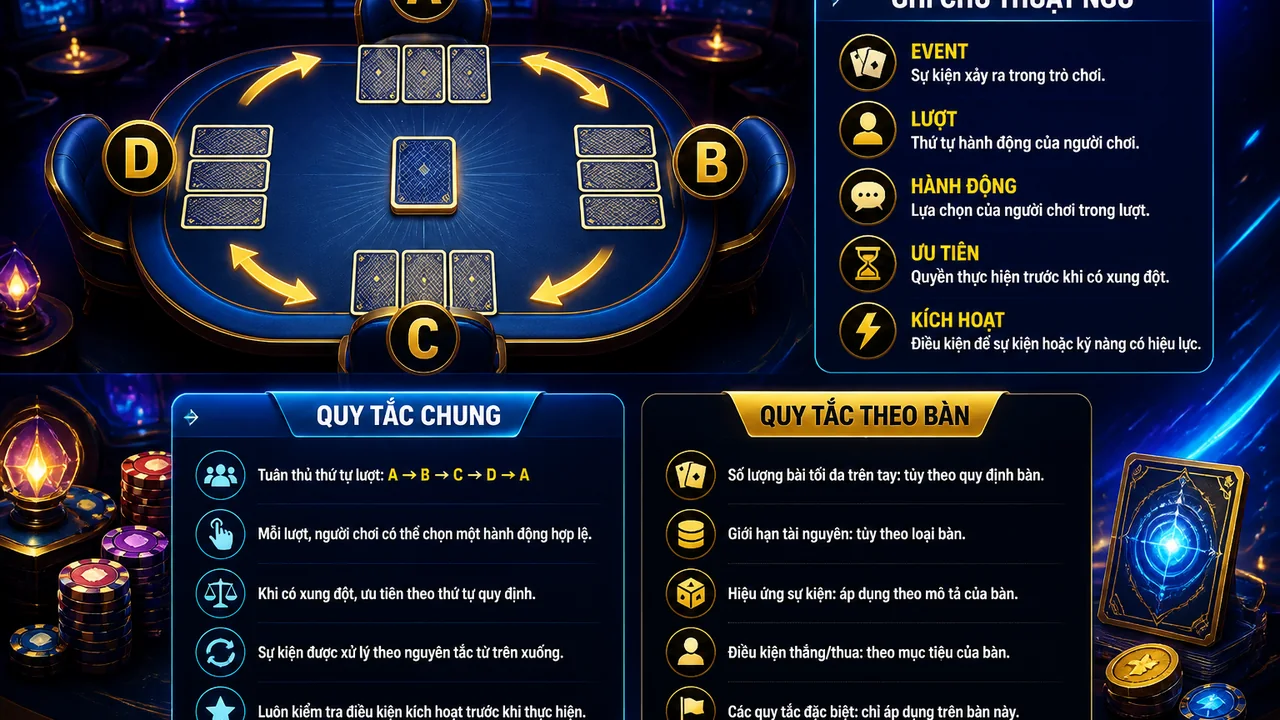 Trước khi mở bàn, cần biết gì khi xem bài 78win theo sự kiện?