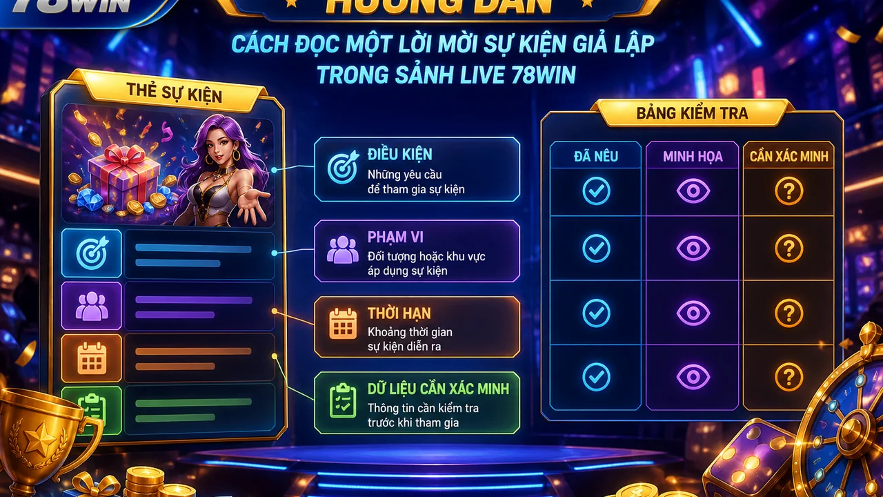 Đọc lời mời nhận thưởng sáng suốt: cách hiểu ưu đãi sự kiện 78win cho người mới